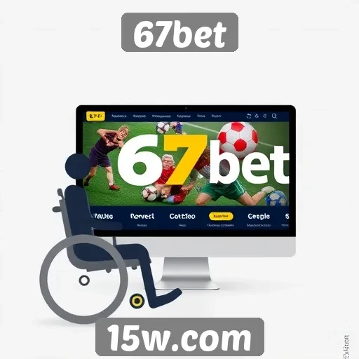 Acessibilidade e design do site 67bet